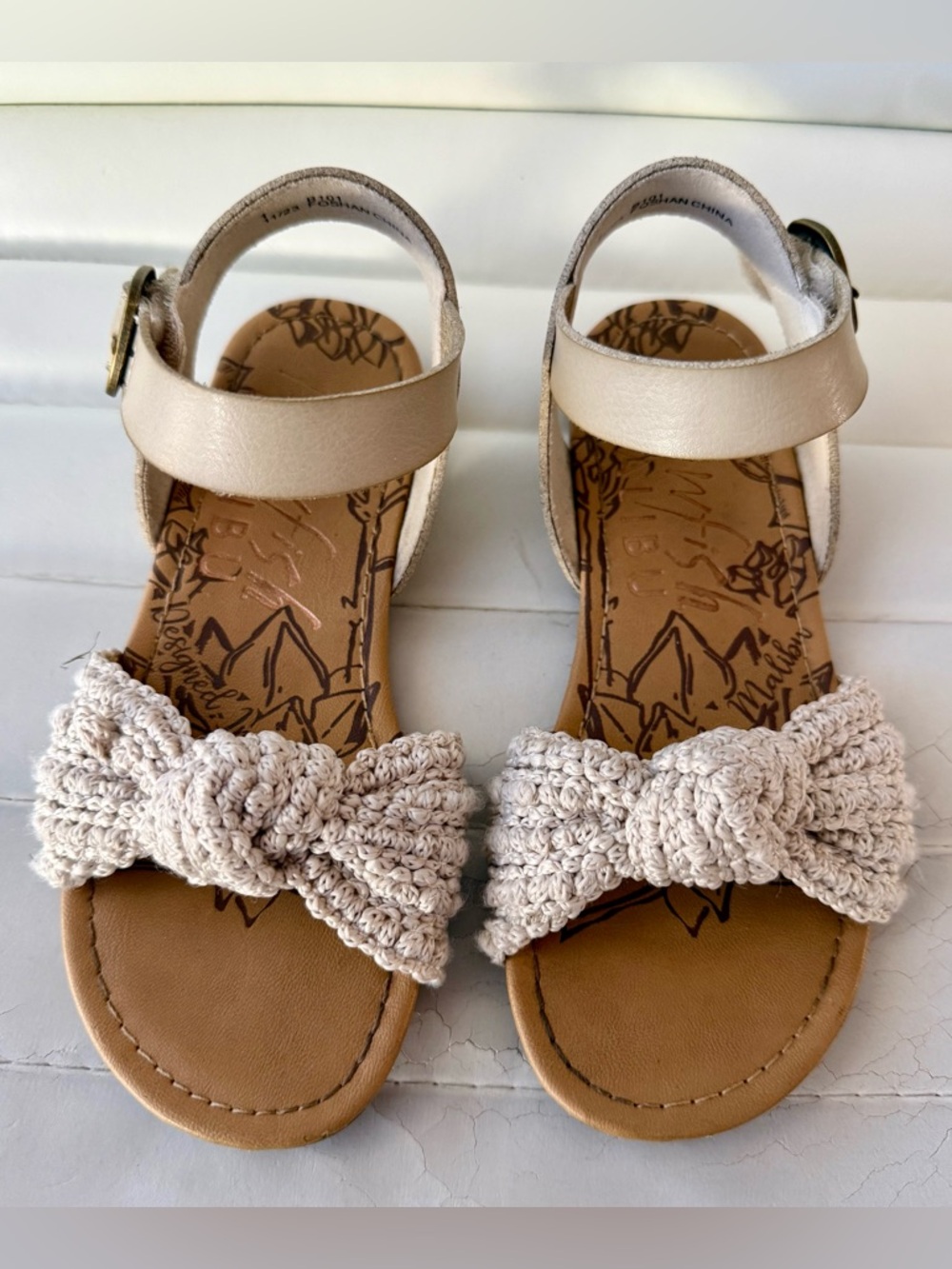 Blowfish Malibu Sassie-K Girls Sandals Sz1